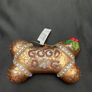 NWT Super Cute “Good Dog” Holiday Ornament.